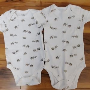 Twin onesies gender neutral